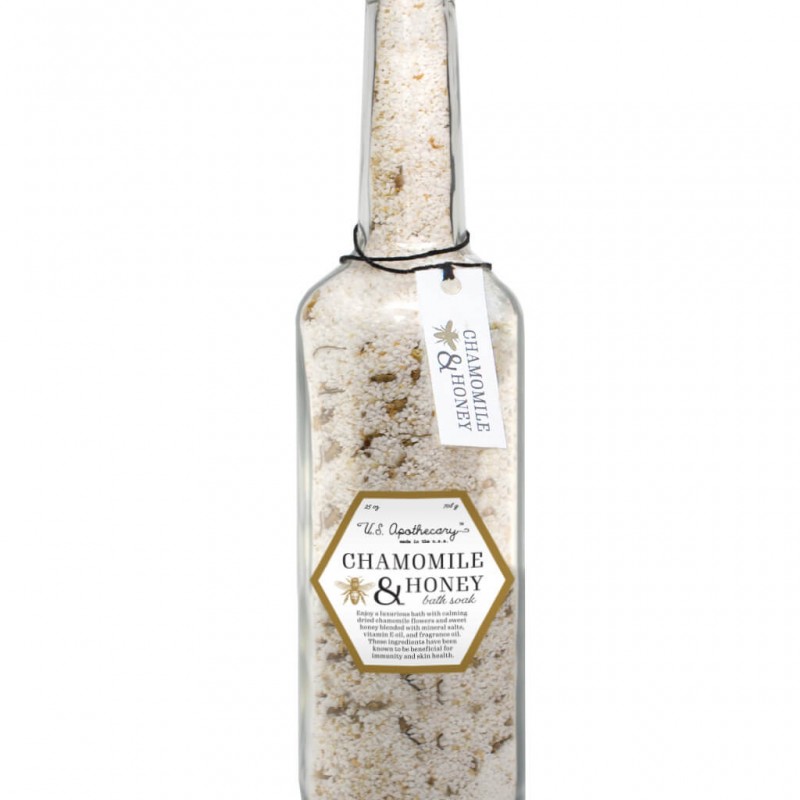 U.S. Apothecary Chamomile & Honey Bath Soak 25oz / 708g 