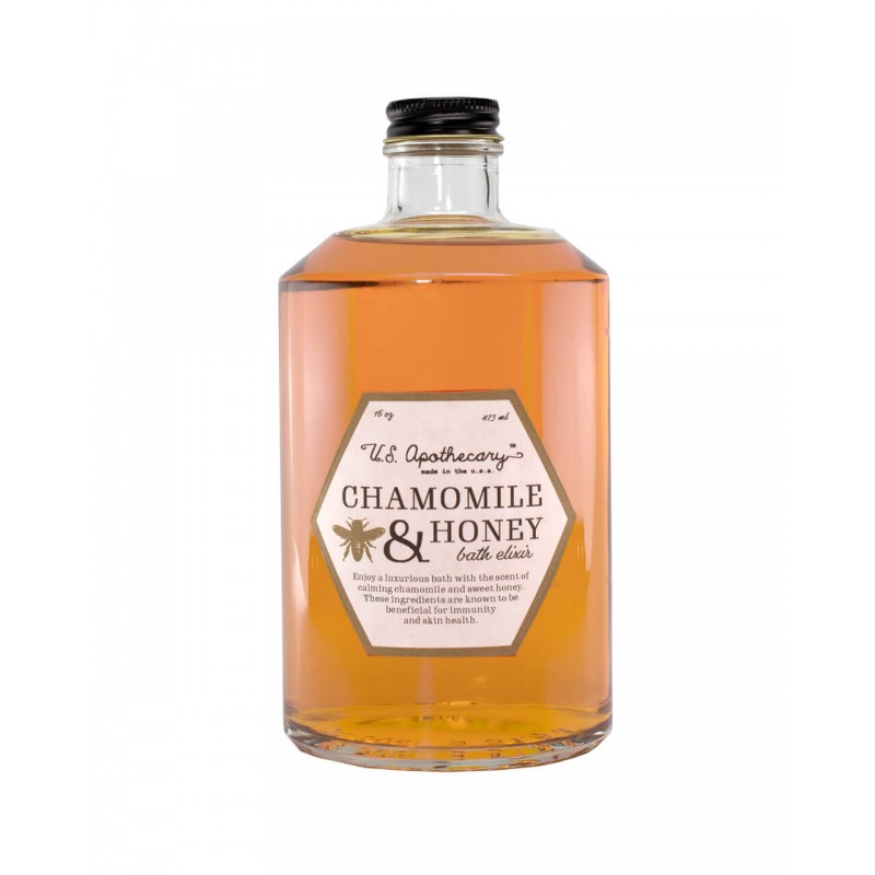 U.S. Apothecary Chamomile & Honey Bath Elixir 16oz / 473ml