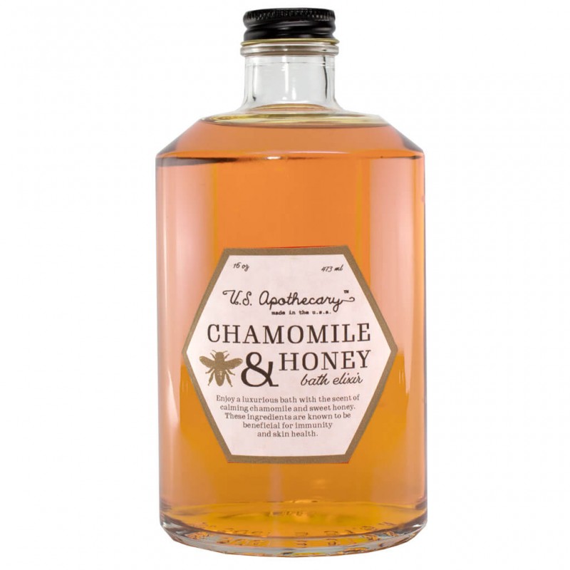 U.S. Apothecary Chamomile & Honey Bath Elixir 16oz / 473ml