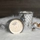 Simpatico Vanilla Bean Chrome #53 Hobnail Glass Candle Simpatico Vanilla Bean Chrome #53 Hobnail Glass Candle