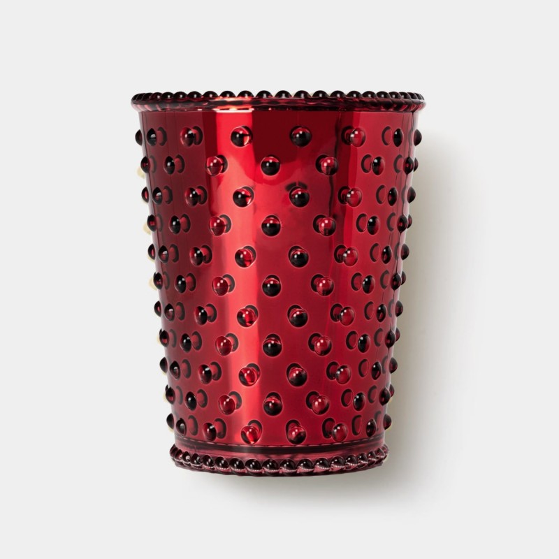 Simpatico Reindeer Chrome #52 Hobnail Glass Candle