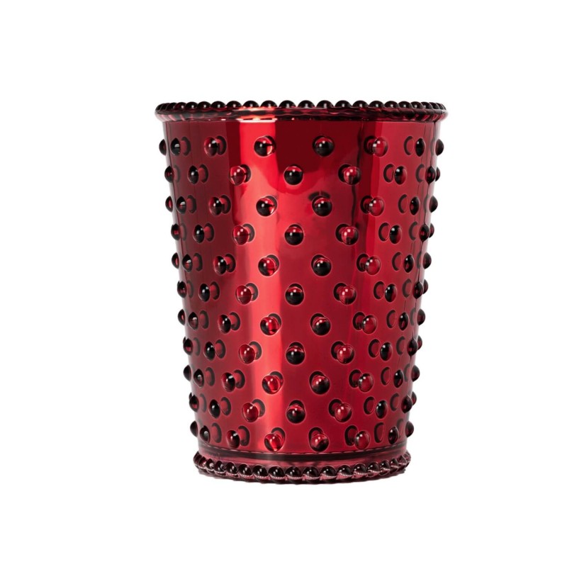 Simpatico Reindeer Chrome #52 Hobnail Glass Candle Simpatico Reindeer Chrome #52 Hobnail Glass Candle