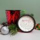 Simpatico Reindeer Chrome #52 Hobnail Glass Candle Simpatico Reindeer Chrome #52 Hobnail Glass Candle