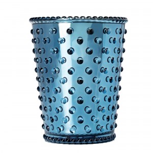 Simpatico Winter Frost Chrome #66 Hobnail Glass Candle 