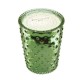 Simpatico Evergreen Chrome #78 Hobnail Glass Candle