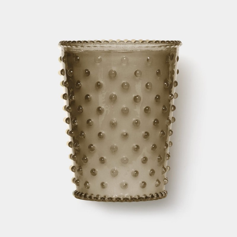 Simpatico Champagne #55 Hobnail Glass Candle Simpatico Champagne #55 Hobnail Glass Candle