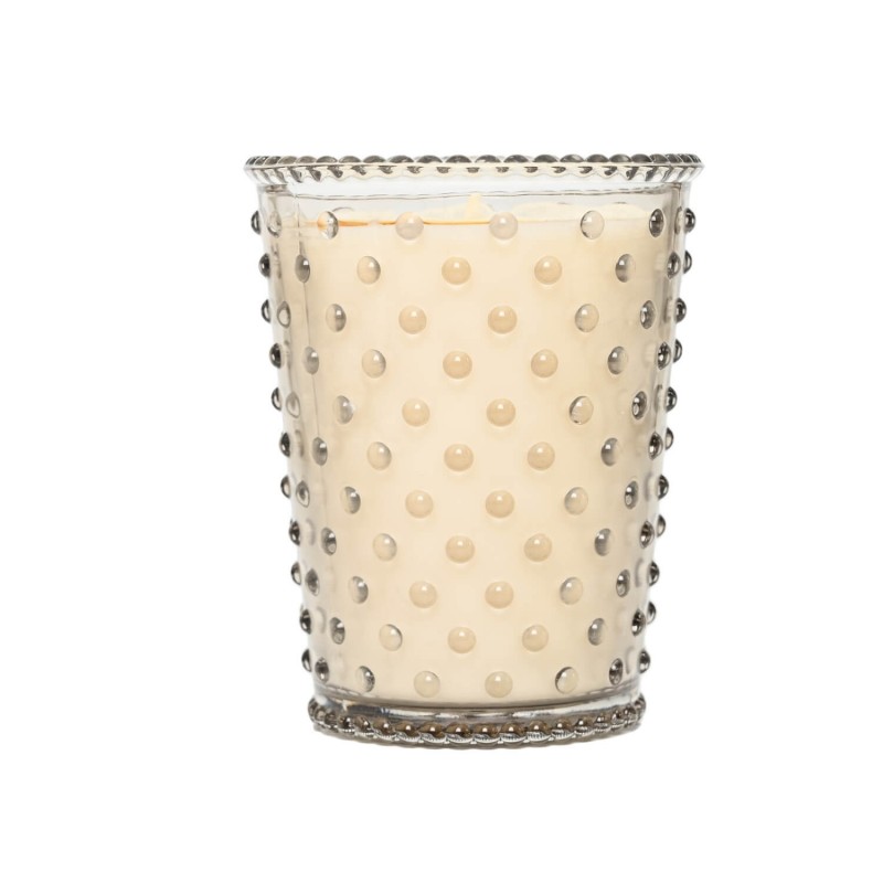 Simpatico Champagne #55 Hobnail Glass Candle Simpatico Champagne #55 Hobnail Glass Candle