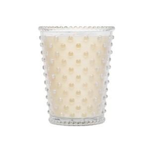 Simpatico Crème Fresh #96 Hobnail Glass Candle 