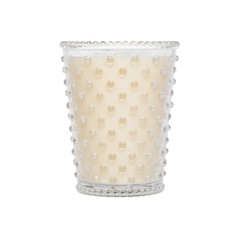 Simpatico Crème Fresh #96 Hobnail Glass Candle 