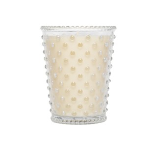 Simpatico Crème Fresh #96 Hobnail Glass Candle 