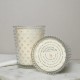Simpatico Crème Fresh #96 Hobnail Glass Candle Simpatico Crème Fresh #96 Hobnail Glass Candle