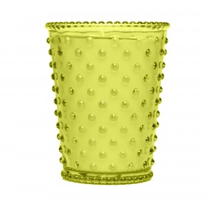 Simpatico Prarie Grass #347 Hobnail Glass Candle 