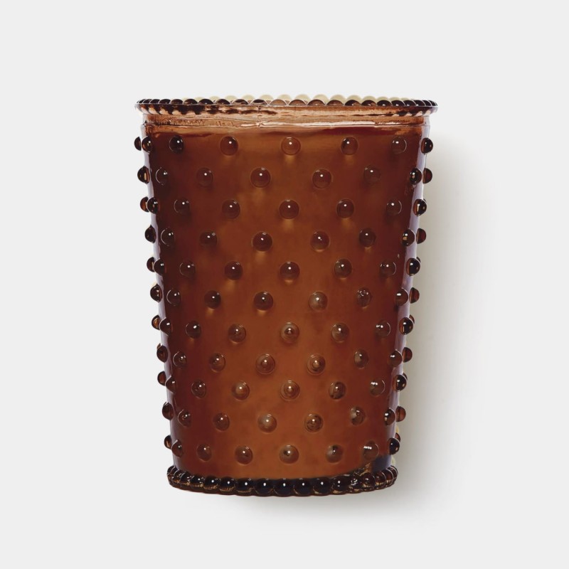 Simpatico Chestnut #59 Hobnail Glass Candle Simpatico Chestnut #59 Hobnail Glass Candle