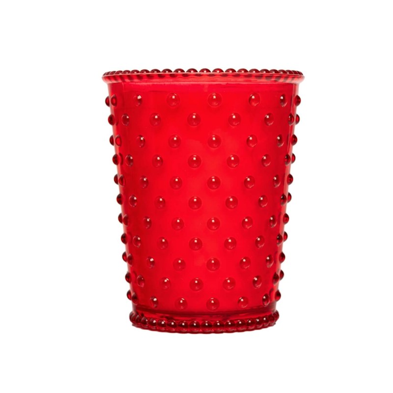 Simpatico Strawberry Poundcake #73 Hobnail Glass Candle Simpatico Strawberry Poundcake #73 Hobnail Glass Candle