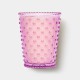 Simpatico Rhubarb & Rose #43 Hobnail Glass Candle Simpatico Rhubarb & Rose #43 Hobnail Glass Candle