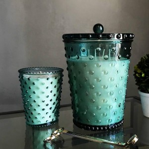 Simpatico Grande Skye 50oz Hobnail Glass Candle 