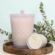 Simpatico Grande Honeysuckle 50oz Hobnail Glass Candle Simpatico Grande Honeysuckle 50oz Hobnail Glass Candle