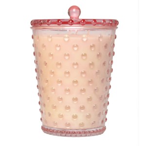 Simpatico Grande Honeysuckle 50oz Hobnail Glass Candle 