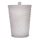 Simpatico Grande White Flower 50oz Hobnail Glass Candle Simpatico Grande White Flower 50oz Hobnail Glass Candle