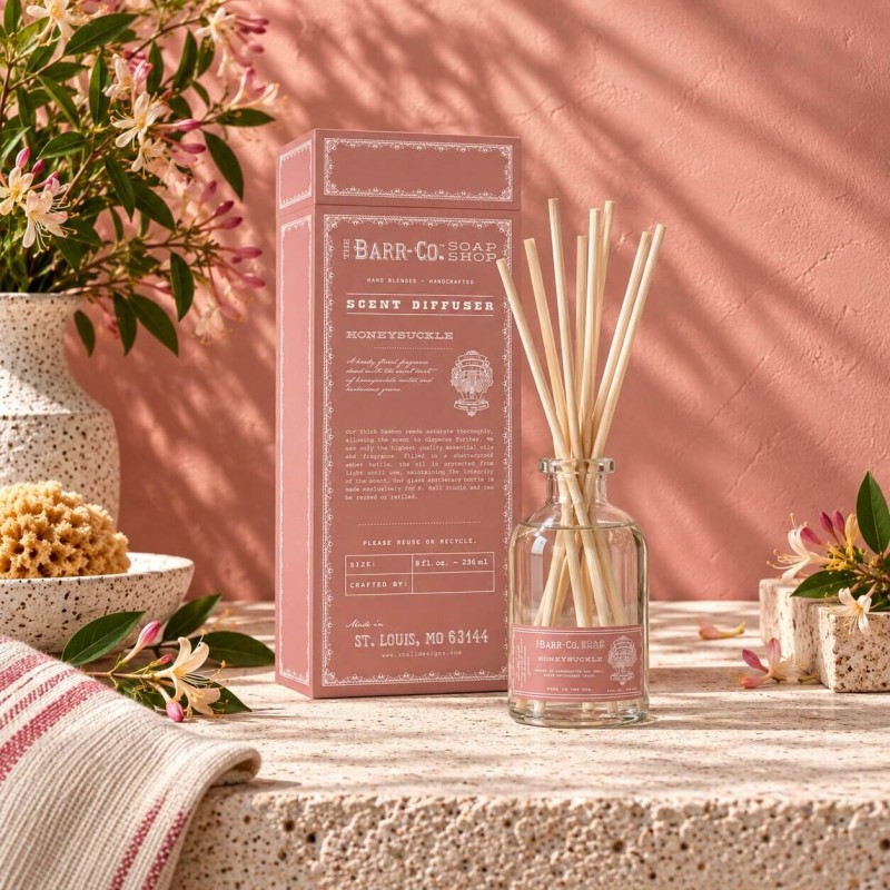 Barr-Co Honeysuckle Room Diffuser Set 