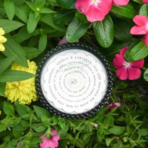 Simpatico Garden Harvest #51703 Hobnail Glass Candle 