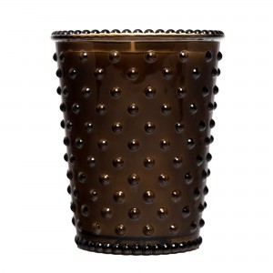 Simpatico Tobacco Woods #49 Hobnail Glass Candle
