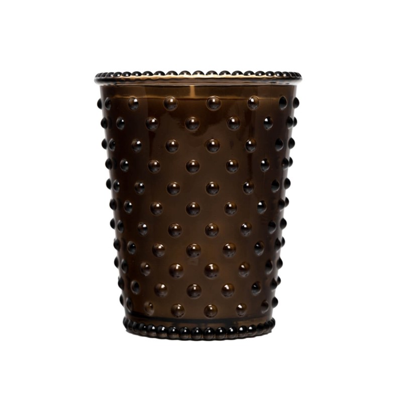 Simpatico Tobacco Woods #49 Hobnail Glass Candle Simpatico Tobacco Woods #49 Hobnail Glass Candle