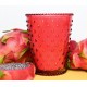 Simpatico Dragon Fruit #282 Hobnail Glass Candle Simpatico Dragon Fruit #282 Hobnail Glass Candle
