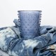 Simpatico Indigo Denim #56 Hobnail Glass Candle Simpatico Indigo Denim #56 Hobnail Glass Candle