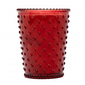 Simpatico Johnny Apple #57 Glass Hobnail Candle  