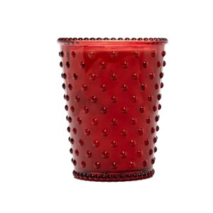 Simpatico Johnny Applespice #57 Glass Hobnail Candle  