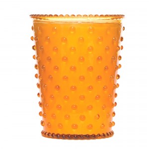Simpatico Sicilian Orange #46 Hobnail Glass Candle 