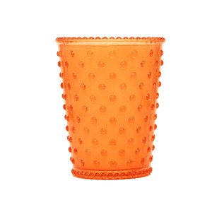 Simpatico Sicilian Orange #46 Hobnail Glass Candle 