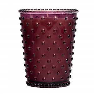 Simpatico Fig #98 Hobnail Glass Candle 