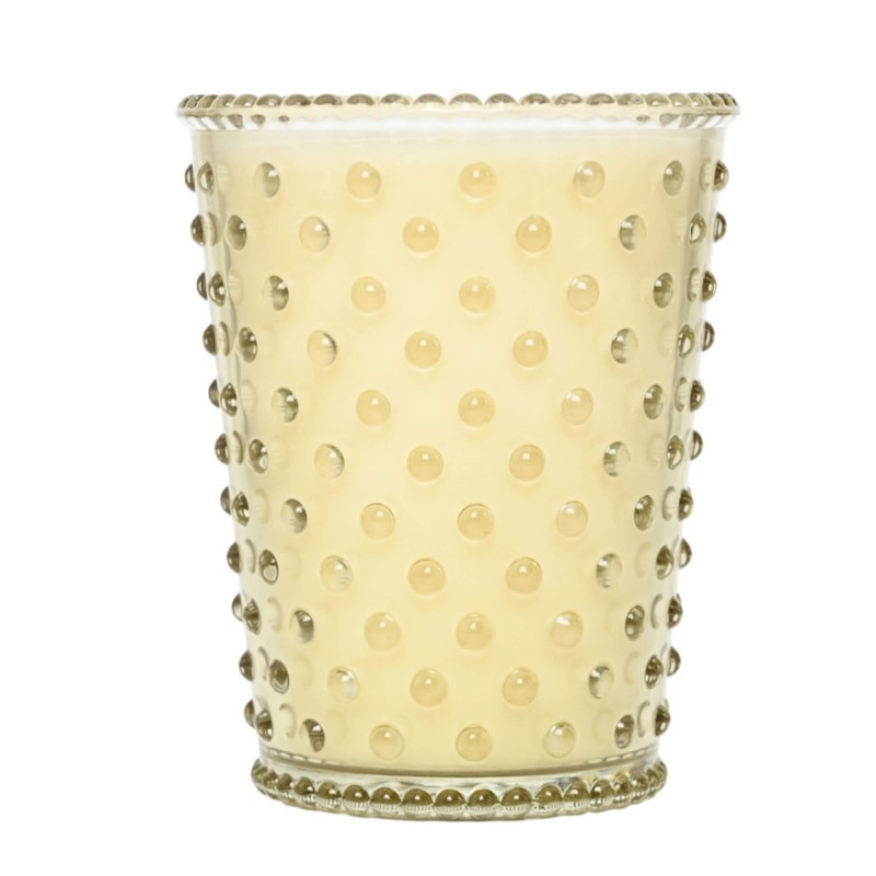 Simpatico Vanilla Santal #90 Hobnail Glass Candle 