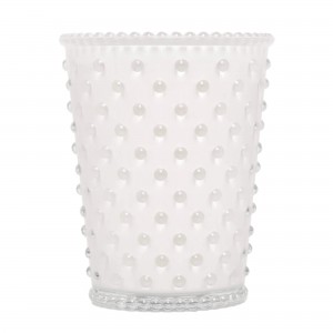 Simpatico Toasted Marshmellow #68 Hobnail Glass Candle 