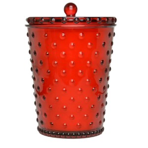 Simpatico Grande Reindeer 50oz Hobnail Glass Candle 