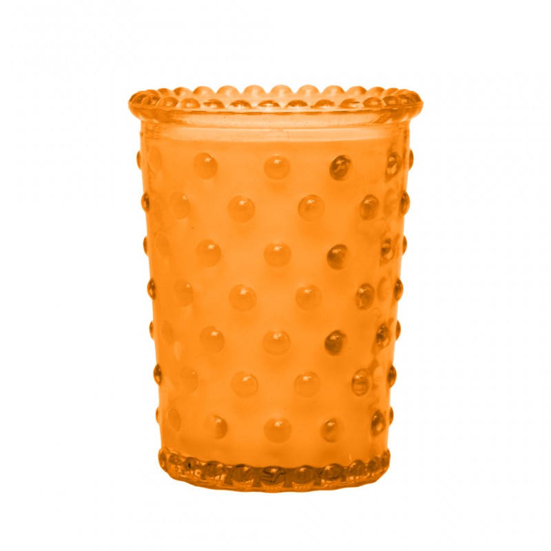Simpatico Hobnail Votives Sicilian Orange 