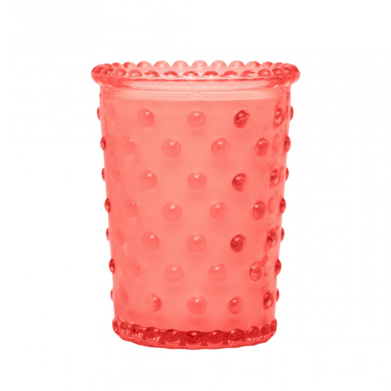 Simpatico Hobnail Votives Watermelon Basil 