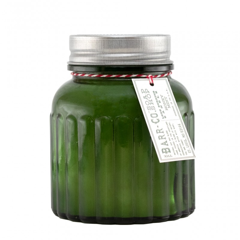 Barr-Co Soap Shop Apothecary Candle - Honey Mint