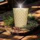 Simpatico Clove & Cedarwood #17 Hobnail Glass Candle Simpatico Clove & Cedarwood #17 Hobnail Glass Candle