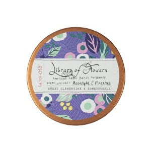 Library of Flowers Perwinkle Floral Candle 