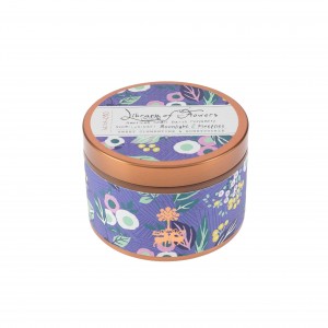 Library of Flowers Perwinkle Floral Candle 