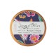 Library of Flowers Navy Birds & Butterflies Candle 