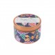 Library of Flowers Navy Birds & Butterflies Candle 