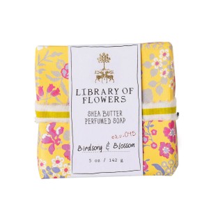 Library of Flowers Yellow Pink Roses Soap