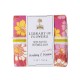 Library of Flowers Magenta & Yellow Floral Soap