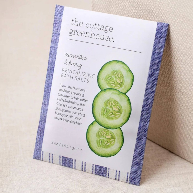 The Cottage Greenhouse Cucumber & Honey Bath Salts