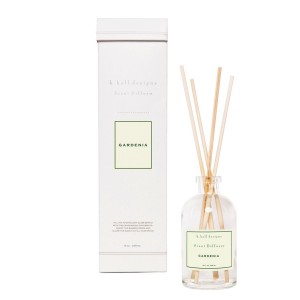 K. Hall Designs Gardenia 8oz Scented Reed Diffuser