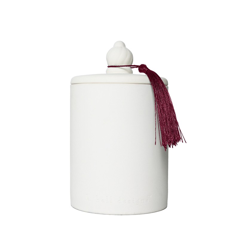 K. Hall Designs Pomegranate Ceramic Limited Edition Candle 